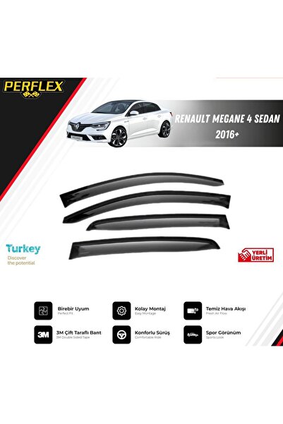 PERFLEX CAM RÜZGARLIĞI V2 DÜZ RENAULT MEGANE 4 SEDAN 2016+