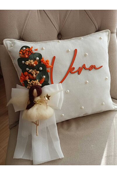 Moshi Design Peri Kız - Yün Keçe Bebek Takı Yastıkları