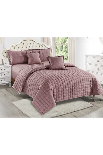 Moon Summer Plain Compressed Double Duvet Set with Exclusive Design, Microfiber, Size 230*260 cm
