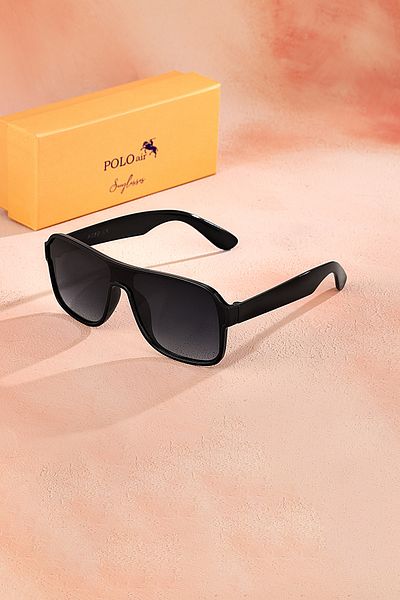 Polo Air Men's Compatible Sunglasses Uv400 Black Protection Frame