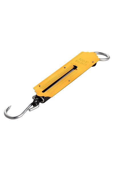 DEFAONS Pocket Balance Spring Scale Portable Hanging Weighing Scale 50Kg 112LBS Capacity