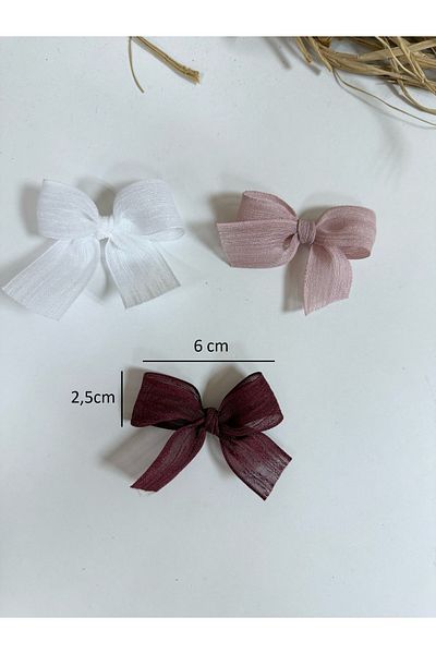 LAYLAEVENTS Linen Ribbon Ready Bow -20 Pieces-Powder