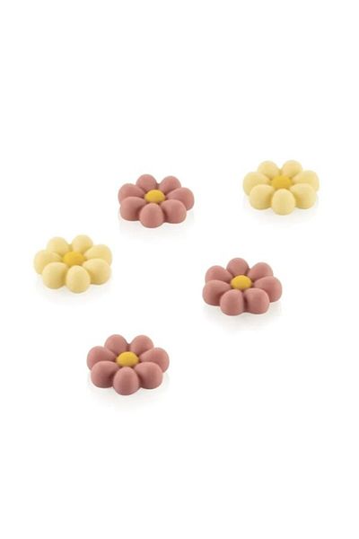 silikomart Formă de silicon pentru praline, Choco Flower, 8 cavități, ø38x12h mm