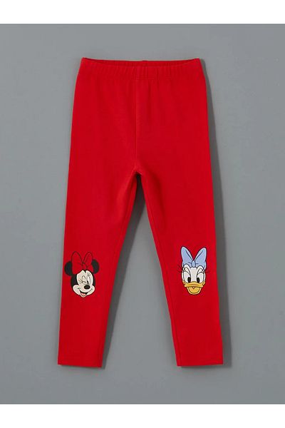 LC Waikiki Lcw Kids Red Girl's T-Shirt and Leggings 2-Pack