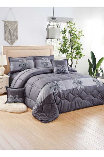 Moon Comforter Set 4 Piece Single Size Elegant Bedspread Lightweight Comforter