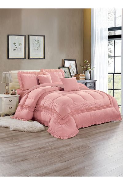 Moon Comforter Set 4 Piece Single Size Elegant Bedspread Lightweight Comforter