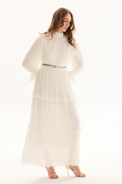 Missemramiss Ecru Special Dress 4799