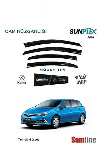 SUNPLEX Toyota Auris (2015-2018) Cam Rüzgarlığı 4'lü Set