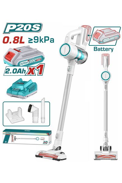 TOTAL Vacuum Cleaner 20V 1L 120W
