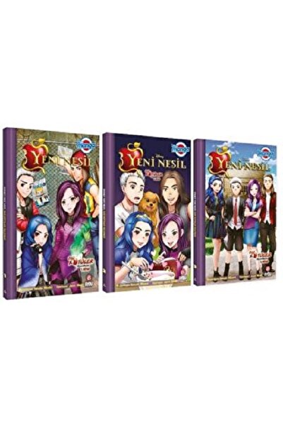 Genel Markalar Disney Manga Yeni Nesil Özlü Kötüler Üçlemesi 3 Kitap Set