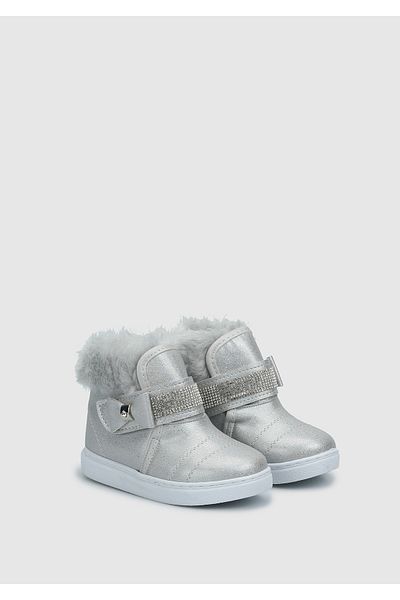 Kiddo Silver Girl's Boots