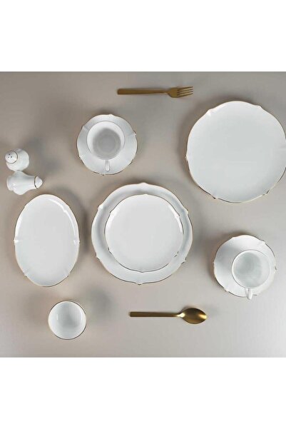 EVALIZA Magnolıa Premıum Gold 36 Parça Kahvaltı Takımı