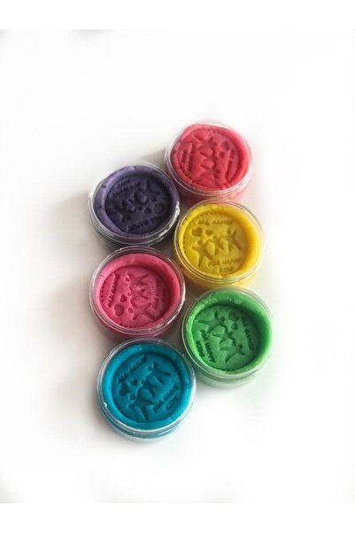 Cool Cold All Games Katkısız Ev Yapımı Renkli Doğal Oyun Hamuru (6 Adet) Fark...