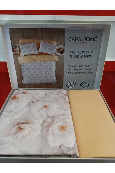 Çapa Home 100% Cotton Double Person Premium Quality Bedding Set
