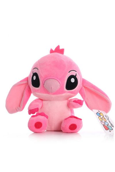 Choice Angel-25cm Hot Disney Cartoon Blue Pink Stitch Plush Dolls Anime Toys Lilo And Stitch Stich Plush St
