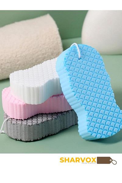 Sharvox Dead Skin Remover Magic Shower Sponge Bath Body Massage Exfoliating Brush Sponge