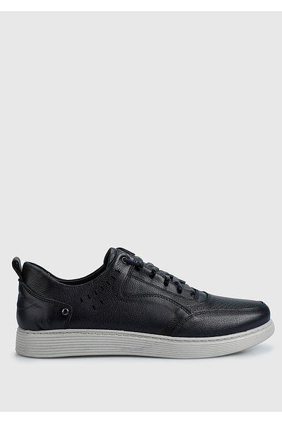 Provoq Leather Men's Shoes - Navy Blue