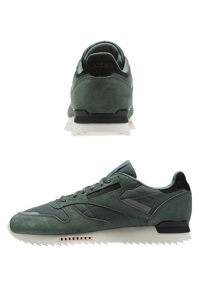 Reebok Classic Ripple SN Sneakers Chalk For Men size 43 Green