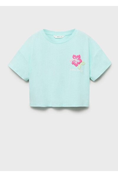 MANGO Kids Bedrucktes Crop-Top