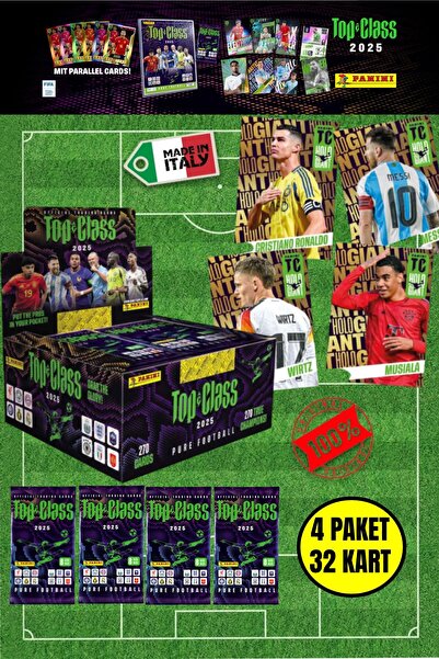 TOYFEST Panini Adrenalyn Top Class - 2025 Official Trading Card Futbolcu Kart...