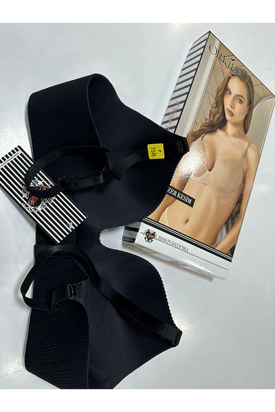 Orkide 8890 Laser Cut Concealed Underwire Seamless Half Supported Patterned Single Bra