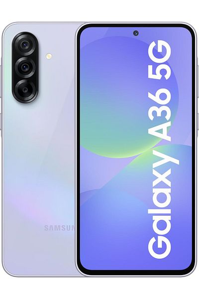 Samsung هاتف Galaxy A36 5g (لون لافندر رائع، 8 جيجابايت، 256 جيجابايت) معالج Snapdragon الذكي بتقنية الذكاء الاصطناعي