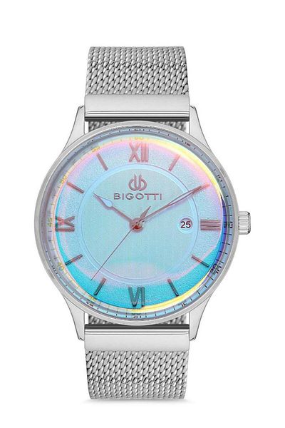 Bigotti Bg.1.10118.1 Wicker Cord 3 Atm Waterproof Steel Case Metallic Color Men's Wristwatch