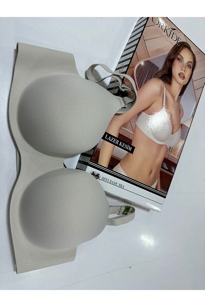 Orkide 8895 Laser Cut Hidden Underwire Seamless Empty Cup Unbreakable Cup Single Bra