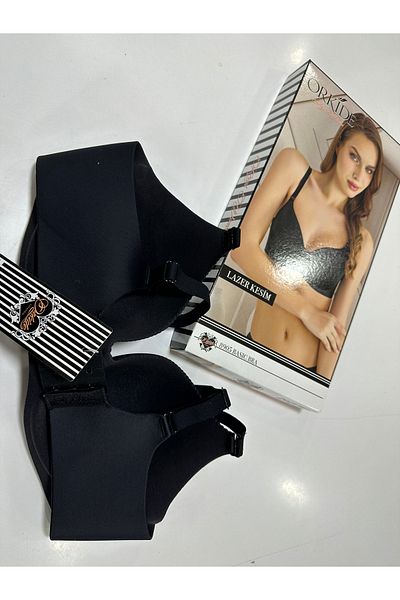 Orkide 8905 Laser Cut Hidden Underwire Seamless Empty Cup Breathable Unbreakable Cup Single Bra
