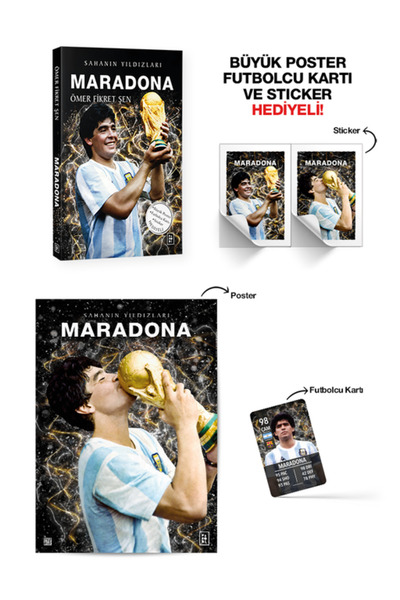 Parodi Yayınları Maradona - Sahanın Yıldızları Kitabı Ömer Fikret Şen Parodi ...