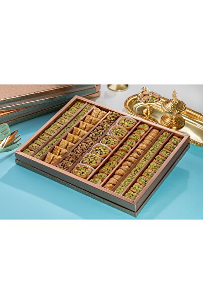 DAMASKİNO HOME Karışık Fıstıklı Künefeli Baklava Çeşitler 1 Kg
