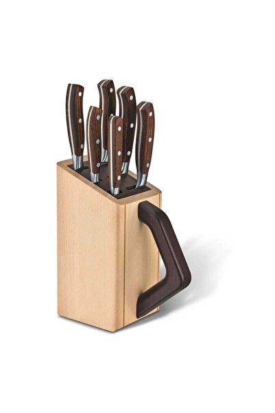 Victorinox 7.7240.6 Grand Maitre 7 Parça Ahşap Blok Set, Akağaç