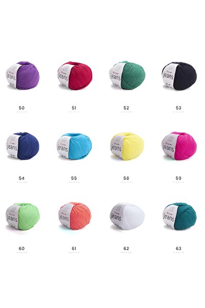 Yarnart 10 x Jeans 15 10'lu Paket Amigurimi Bebek İpi Jeans 10 Adet