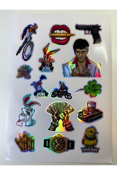 cakaybu A4 Size Laptop Sticker - Notebook, Helmet, Wall, Bicycle, Motorcycle, Cabinet, Door Sticker