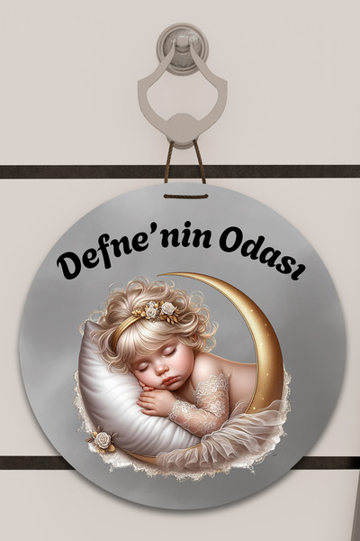 Dormot Home Model de imprimare digitală din lemn pentru cameră pentru copii, ...