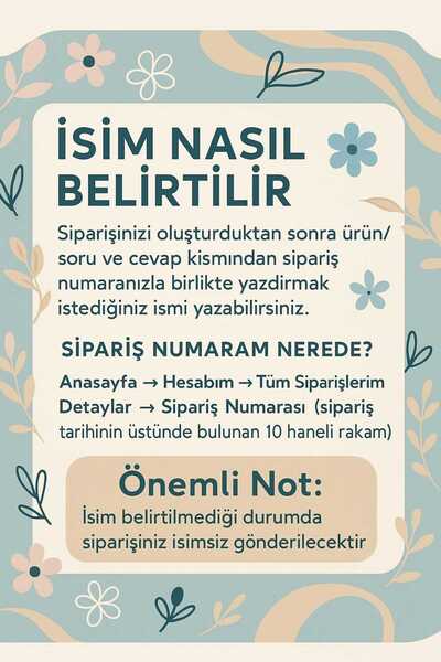 MODA Kişiye Özel Lazer Yazılı İtalyan Çelik Charm - Tekli Parça