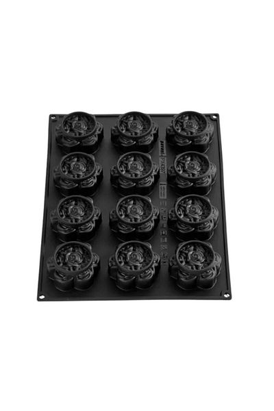 La Pavoni Mold silicon Pavoflex Buchet de trandafiri, 12 cavitati, 80x35h mm