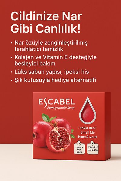 Escabel Pomegranate Soap 120 Grm
