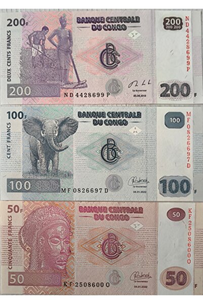 Kongo Kağıt Para Lotu ÇİL