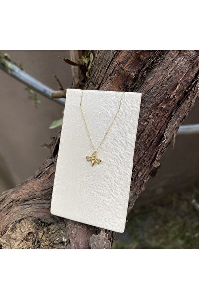 DİLEK KUYUMCULUK Arı altın kolye