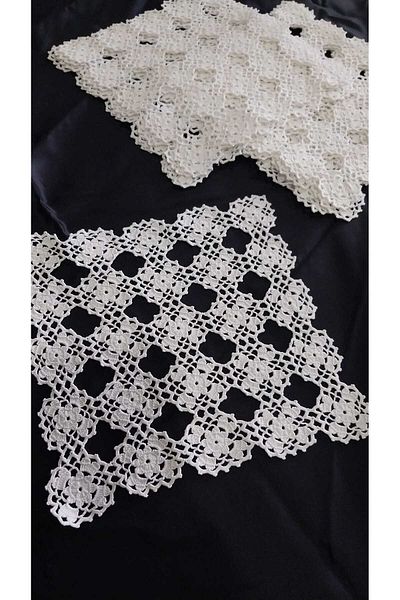 Papatyam 11Pcs Lace Hand Knitting Crochet / Dowry / Vintage / Cotton Rope