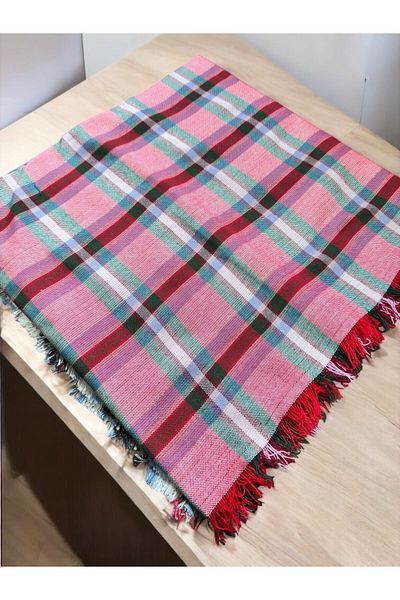 Dantelux Large Size Fringed 170X170 cm Table Cloth Table Cloth Picnic Cloth