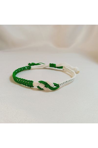 Crystal Atelier Bursaspor Infinity Figured Bracelet-Bursaspor Fan Macrame Knitted Bracelet-Fan Bracelet
