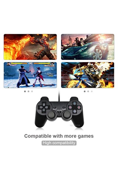 ErginGroup 1 Adet A Kalite Titreşimli Analog Kol Oyuncu Kolu PC Ps3 TV Laptop Uyumlu Joystick Oyun Kolu