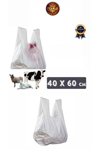 figanlar ambalaj Thick Oversize 40X60 cm Bag Set (Milk White & Meat Stone)
