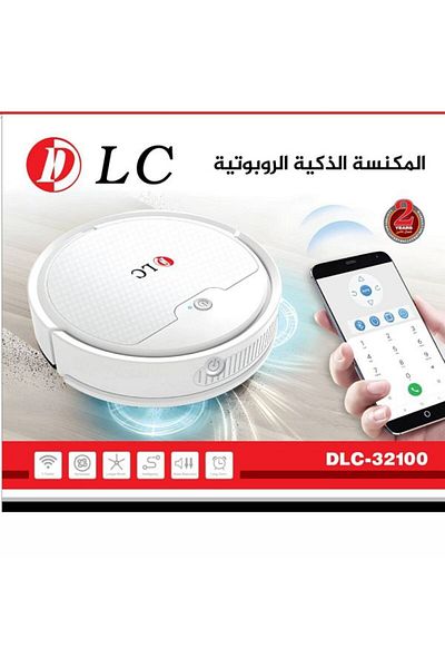 DLC المكنسة الكهربائية الروبوتية من دي ال سي -32100