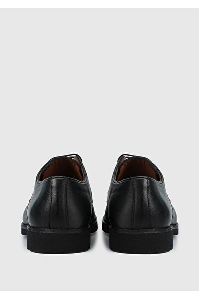 Provoq Men's Black Leather Shoes