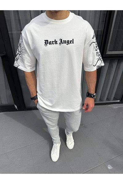 İLKCET MODA Μπλουζάκι με στάμπα Dark Angel