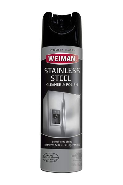 Weiman Stainless Steel Cleaner & Polish Aerosol, 17 fl oz