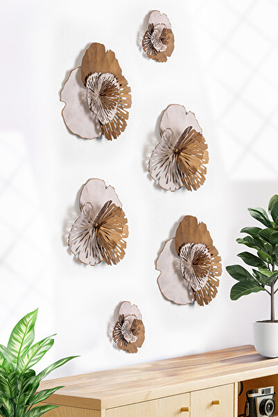 Genel Markalar Dekorenzo Name Metal Duvar Tablosu, Ev Ofis Duvar Panosu (6 PA...